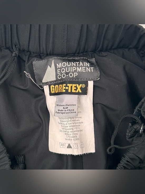 Vintage Y2K MEC Gore-Tex Zipper Shell Pants Black Womens Small - Picture 3 of 7